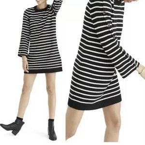 Madewell Button Sleeve Medium Sweater Dress